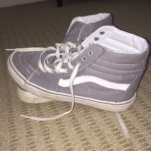 Gray High Top Vans